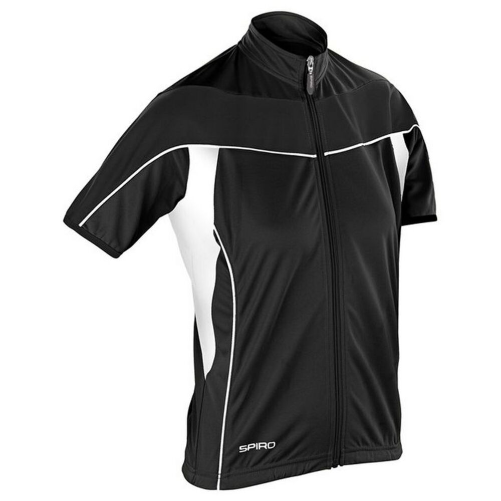 Spiro Womens/Ladies Bikewear Cycling Jersey / Black/White
